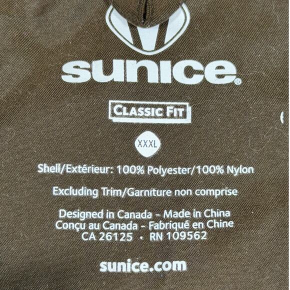 Sunice Men 3XL Brown Classic Fit Lightweight 1/4 Button Performance Golf Vest - Picture 3 of 6